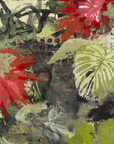 SOLD Tropical Echoes (Framed With Wood Floater Frame)