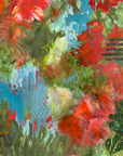 SOLD Mystical Garden I | On Gallery, Cradled Wood Panel