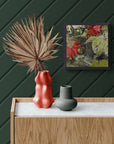 SOLD Tropical Echoes (Framed With Wood Floater Frame)