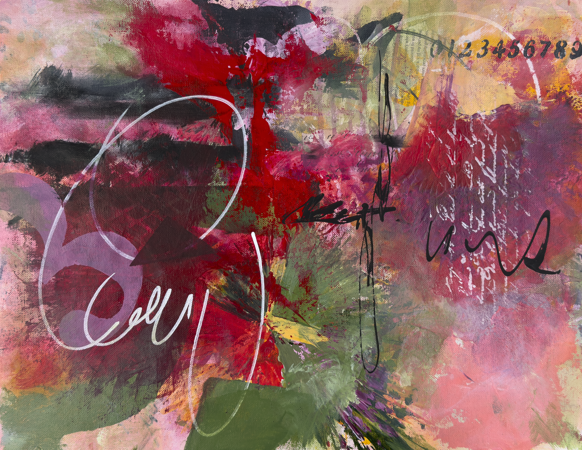 SOLD | Chaotic Color I (Includes a Custom Black Mat) – SHARI